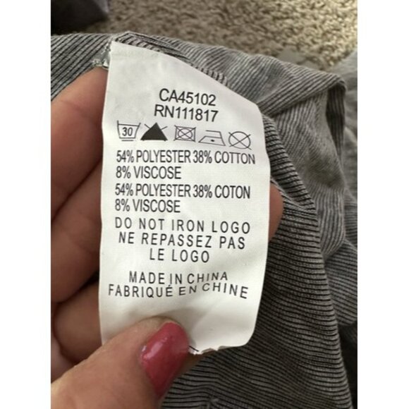 Bench Womens Black/White Stripes Short Sleeve T-Shirt Dress Size Small Pull Over - Picture 12 of 14